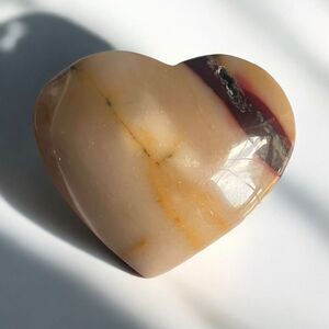 Mookaite‎ Jasper Crystal Heart (#6)
